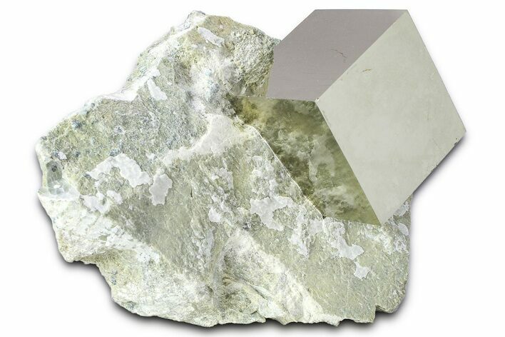 Pristine Pyrite Cube In Rock - Navajun, Spain #361813
